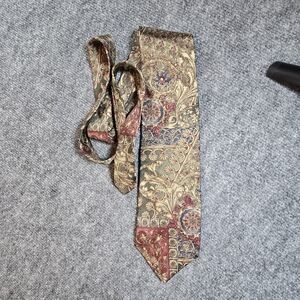 Bill Blass Multicolor Paisley Silk Tie Mens Classic Necktie